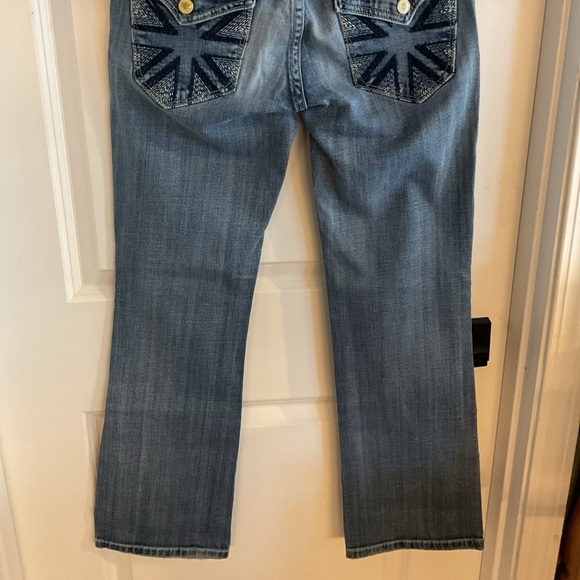 Vigoss Jean - Bootcut Medium Wash Denim Blue Jeans - Ladies Size 7 - Picture 5 of 11